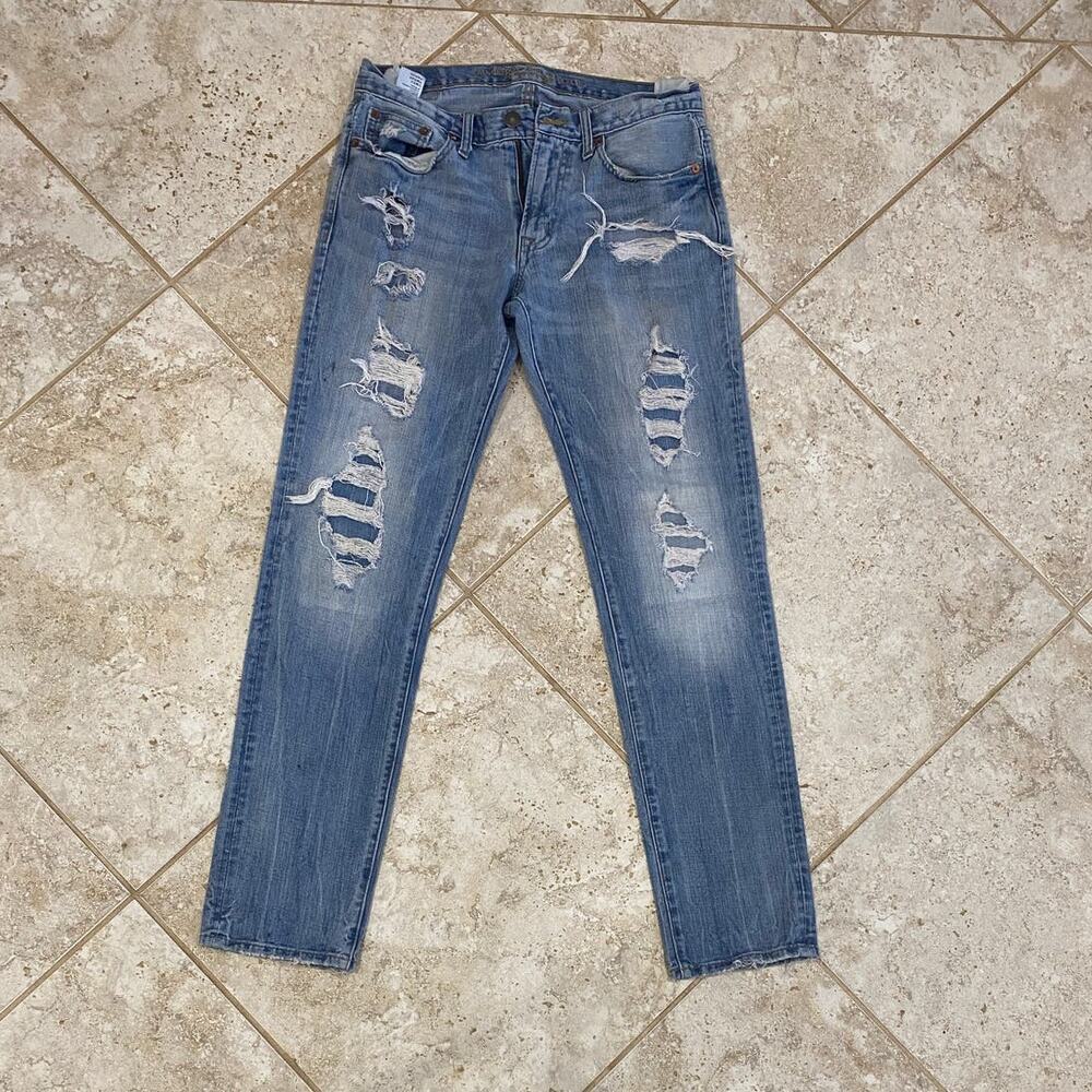 American  Eagles Mens Jeans size 30 X34 slim Straight